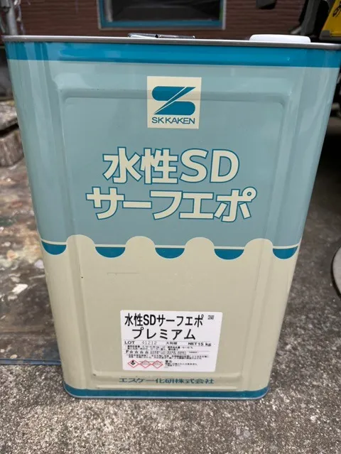 千葉県松戸市高塚新田　　S様邸　　屋根・外壁塗装工事　ー外壁下塗りー