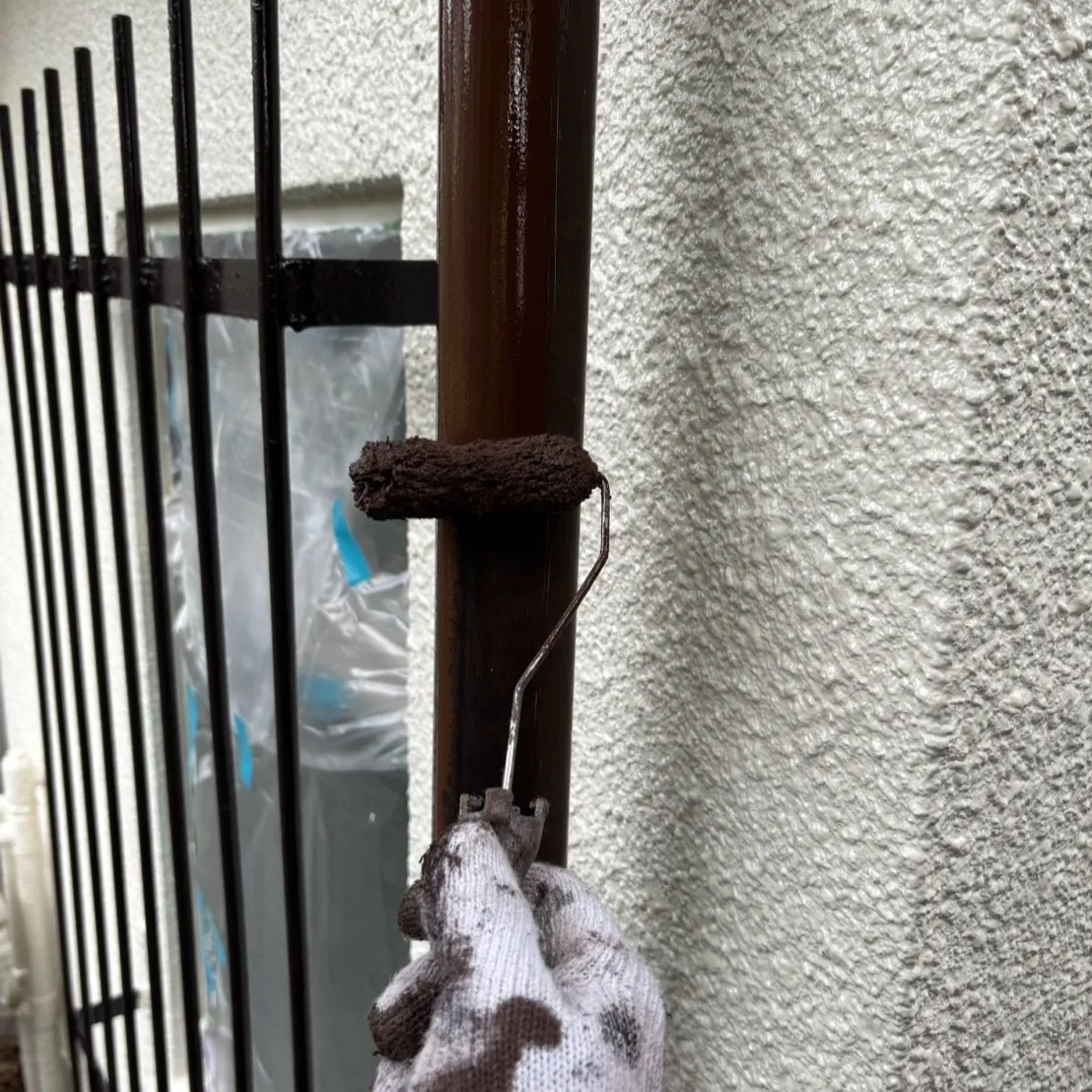 ー松戸市O様邸雨樋等塗装（外壁塗装工事）ー