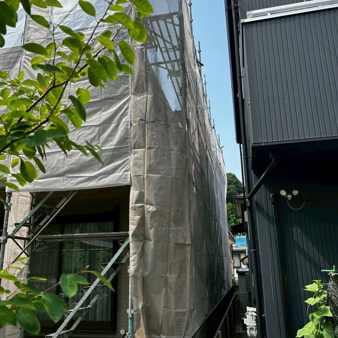 ー松戸市Ｔ様邸足場組立（屋根・外壁塗装工事）－