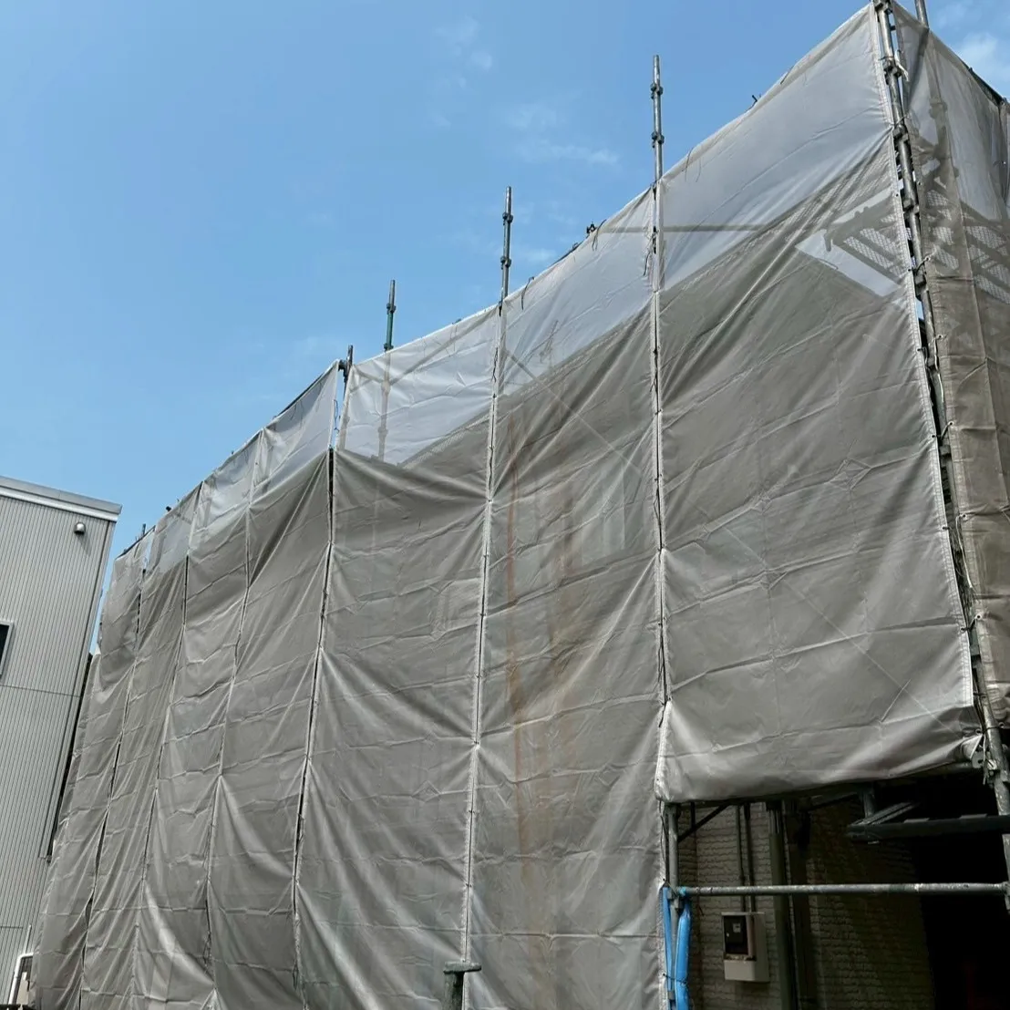ー松戸市Ｔ様邸足場組立（屋根・外壁塗装工事）－