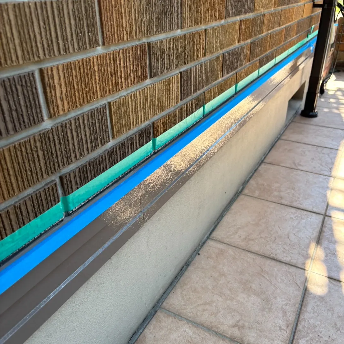 ー市川市H様邸コーキング打ち込み（外壁塗装工事）ー