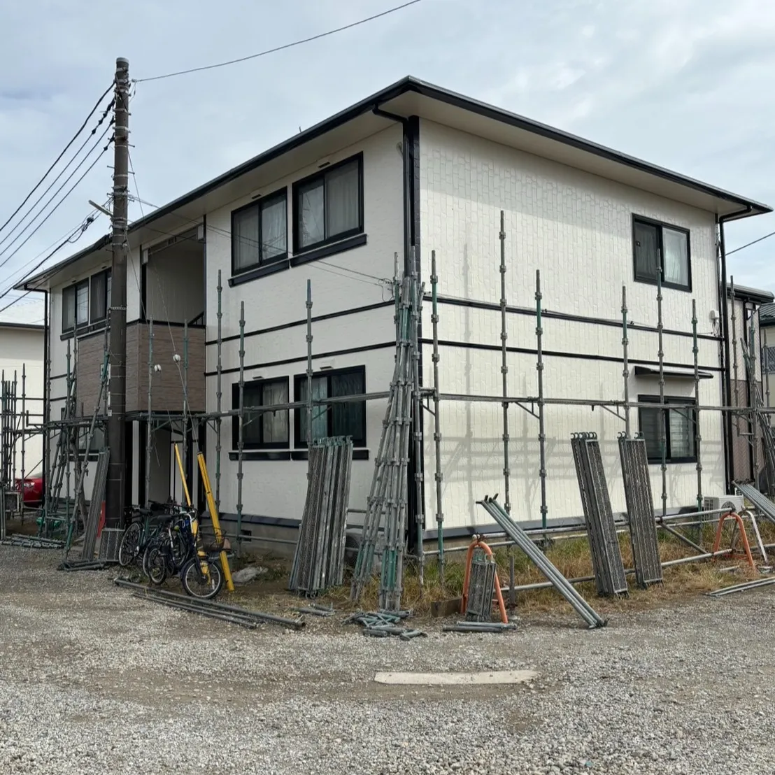 ー松戸市S様邸D棟足場解体（屋根・外壁塗装工事）－