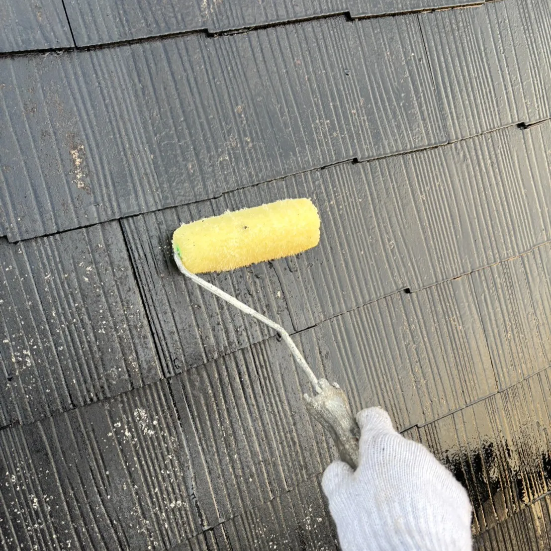 ー松戸市N様邸屋根下塗り(屋根・外壁塗装工事)-