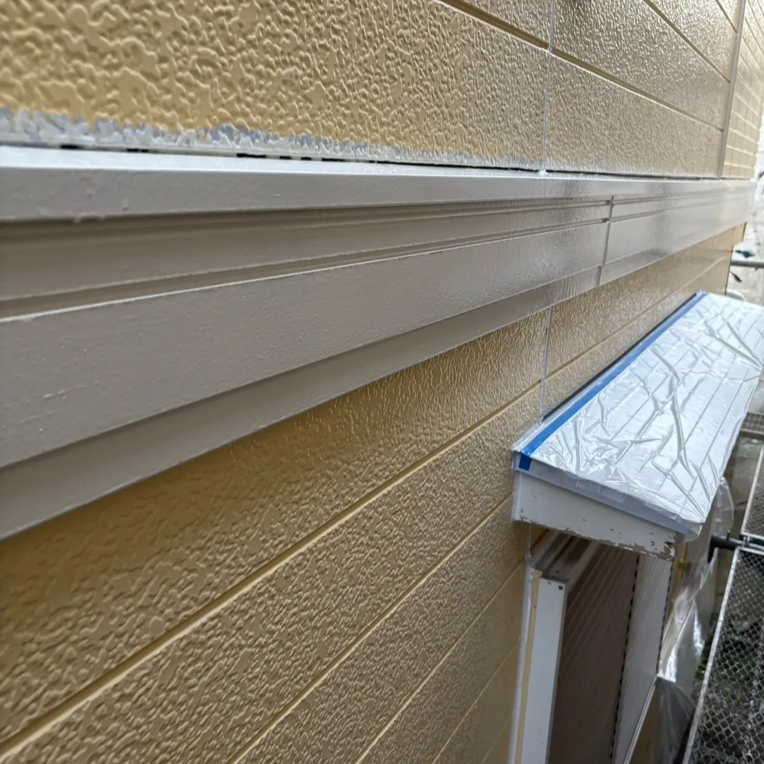 ー松戸市N様邸養生他（屋根・外壁塗装工事）－