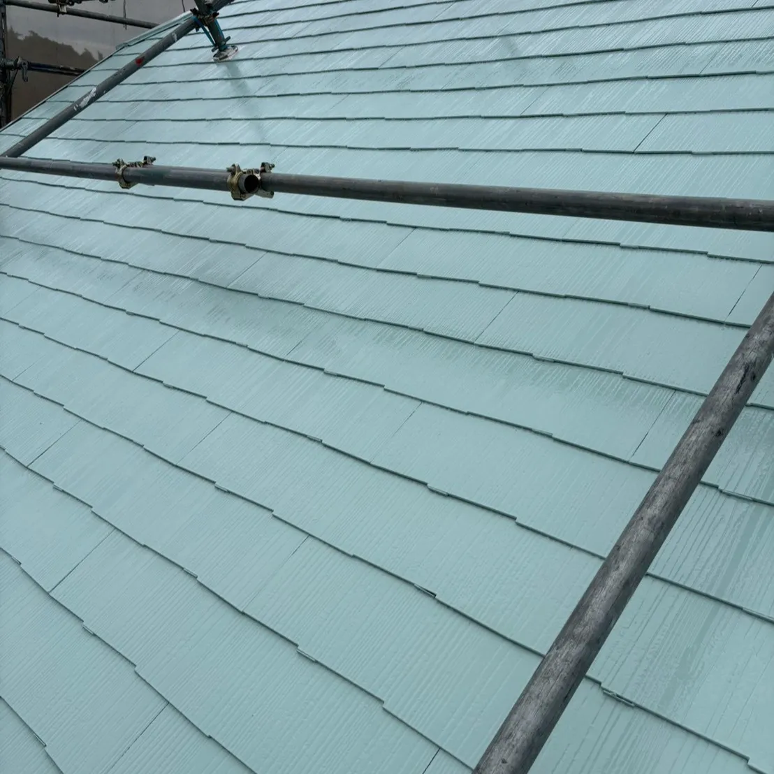 ー松戸市N様邸養生他（屋根・外壁塗装工事）－