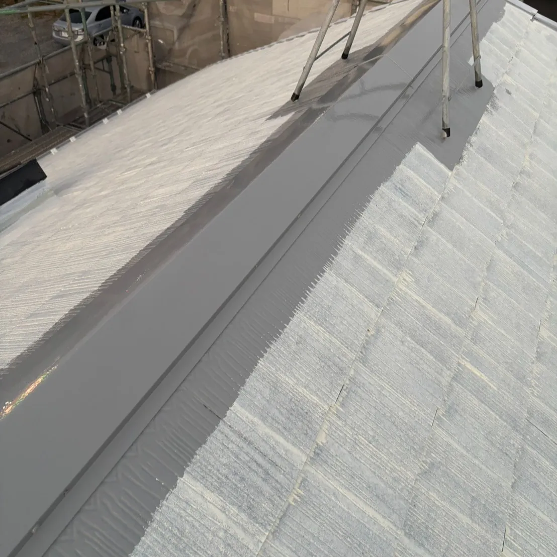 ー松戸市A様邸外壁下塗り他(屋根・外壁塗装工事)-