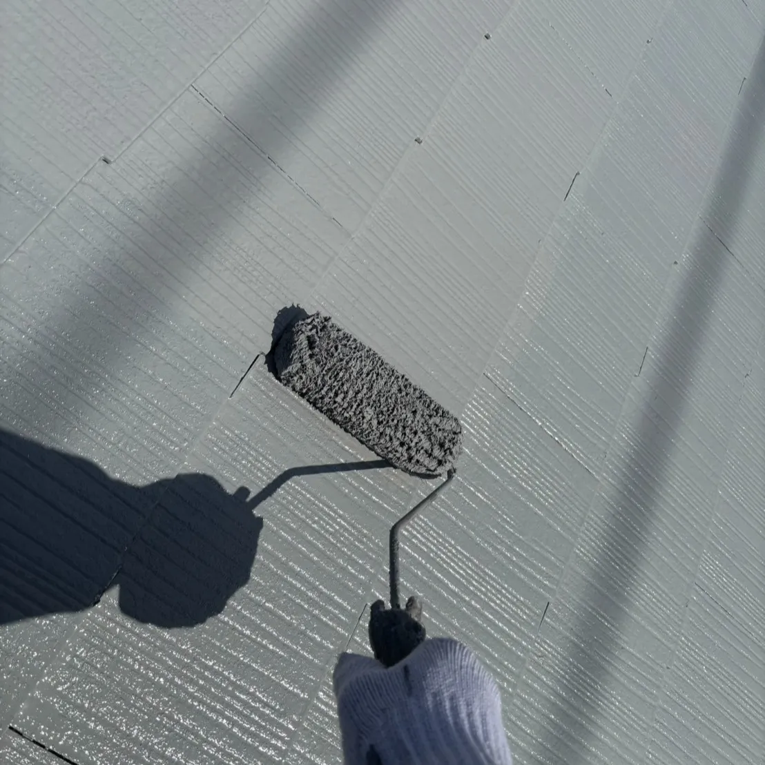 ー松戸市A様邸屋根・外壁上塗り（屋根・外壁塗装工事）－