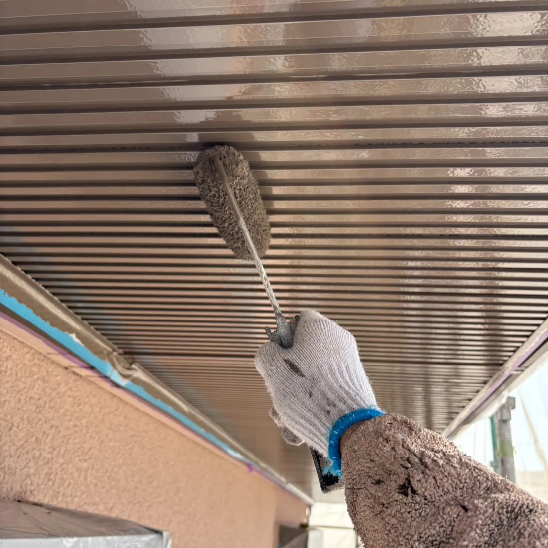 ー松戸市I様邸外壁上塗り他（屋根・外壁塗装工事）－