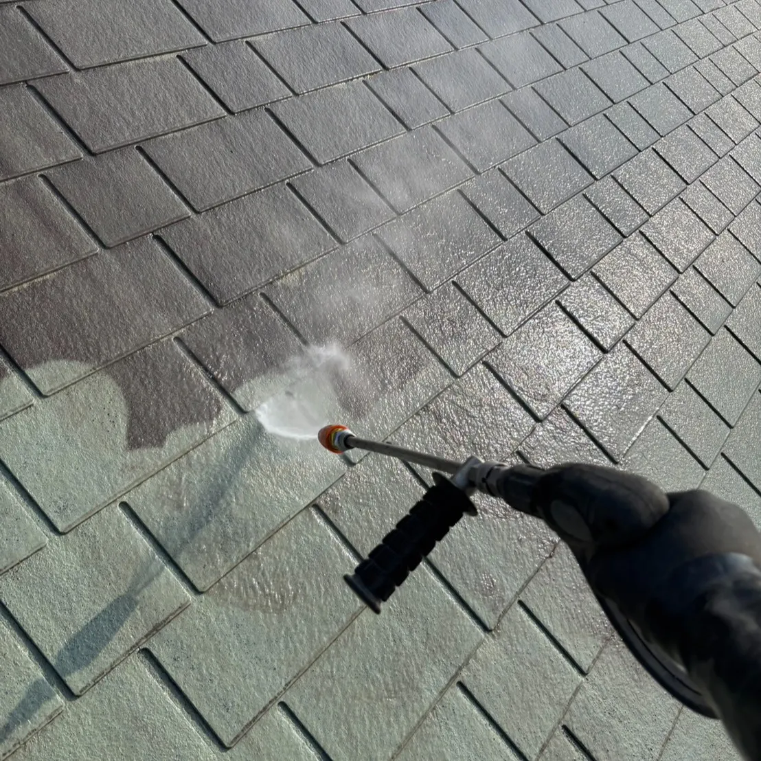 ー松戸市Ｔ様邸高圧洗浄（屋根・外壁塗装工事）－