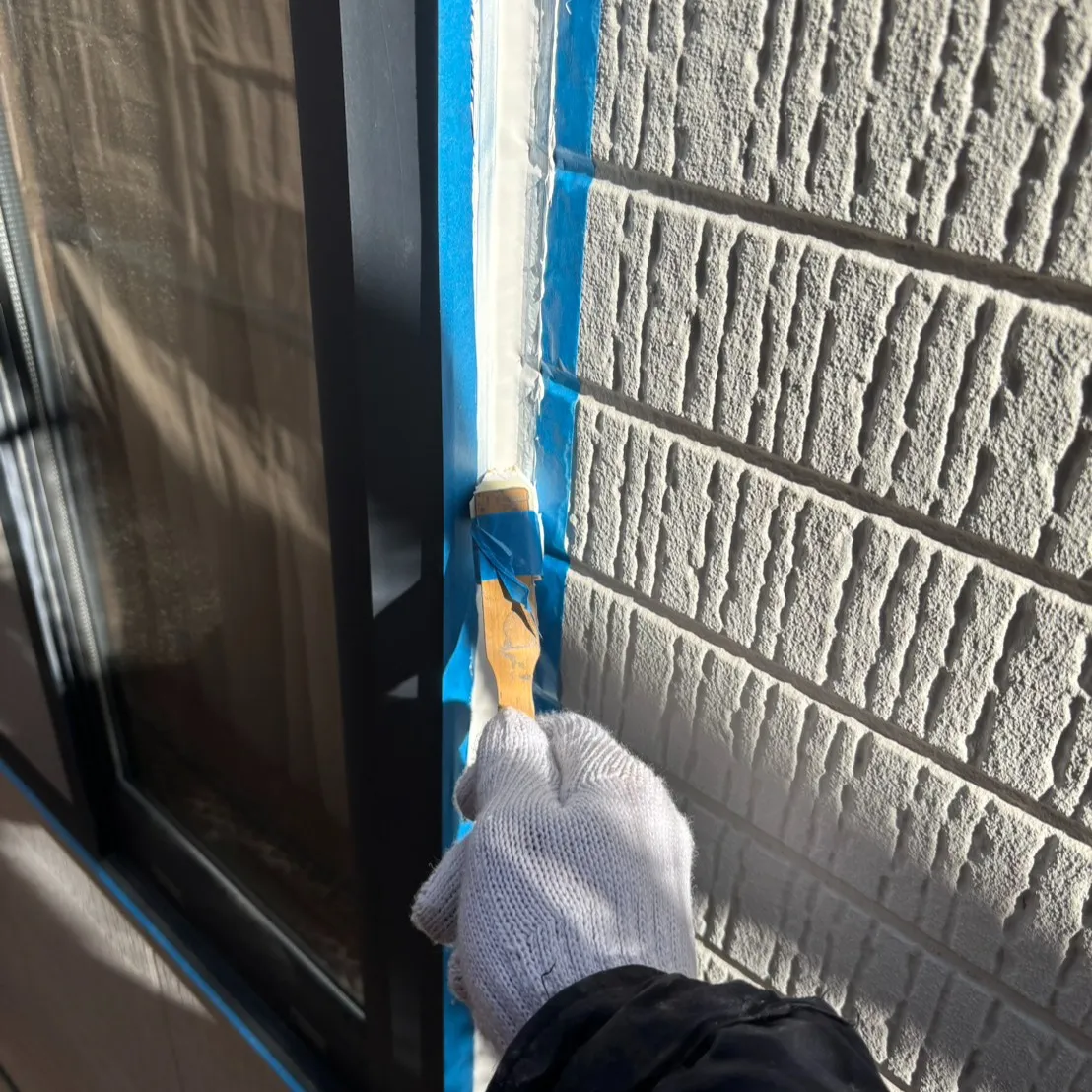 ー松戸市Ｔ様邸コーキング打ち込み（屋根・外壁塗装工事）－