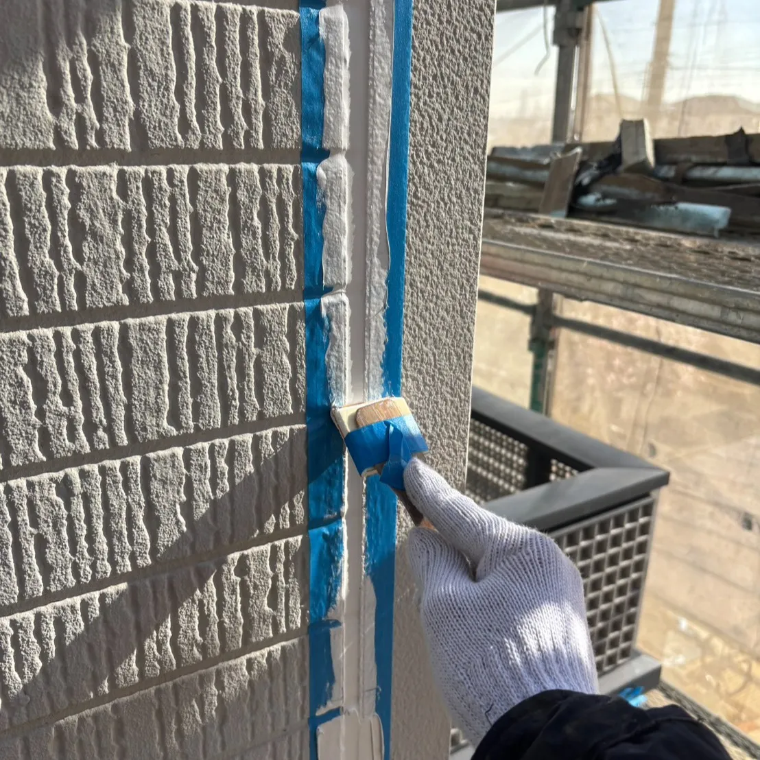 ー松戸市Ｔ様邸コーキング打ち込み（屋根・外壁塗装工事）－