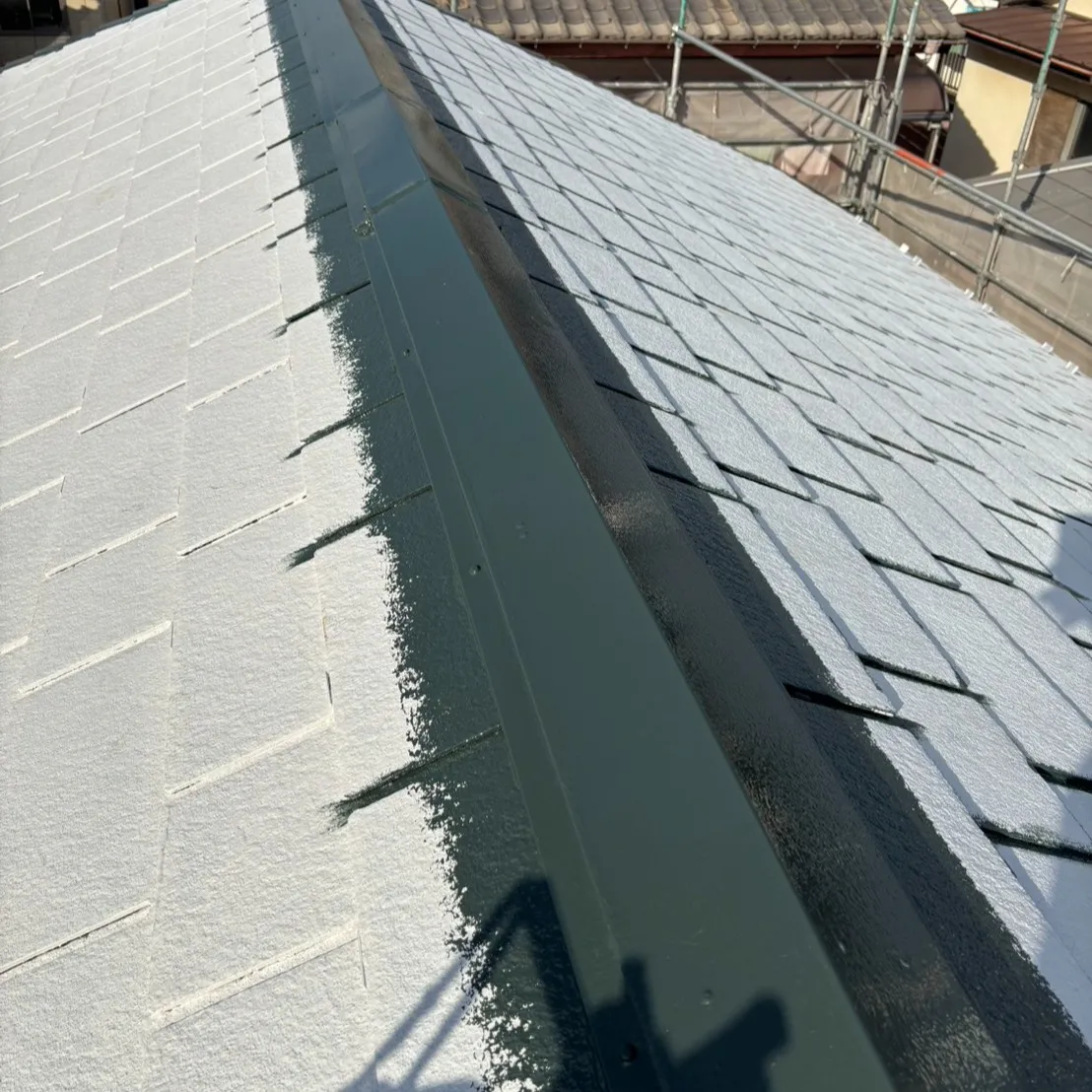 ー松戸市T様邸屋根中塗り他(屋根・外壁塗装工事)-