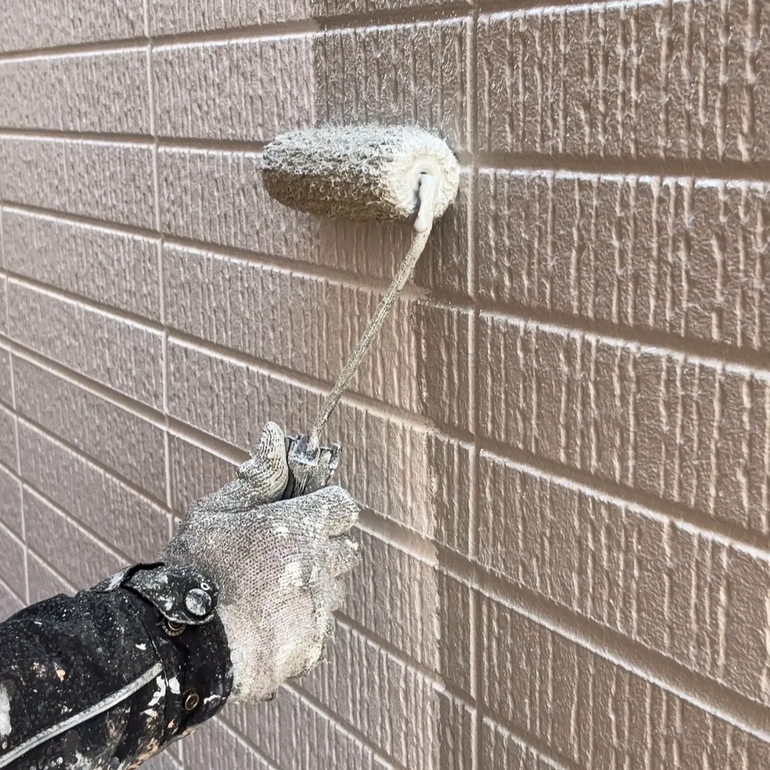 ー松戸市T様邸外壁中塗り他（屋根・外壁塗装工事）－