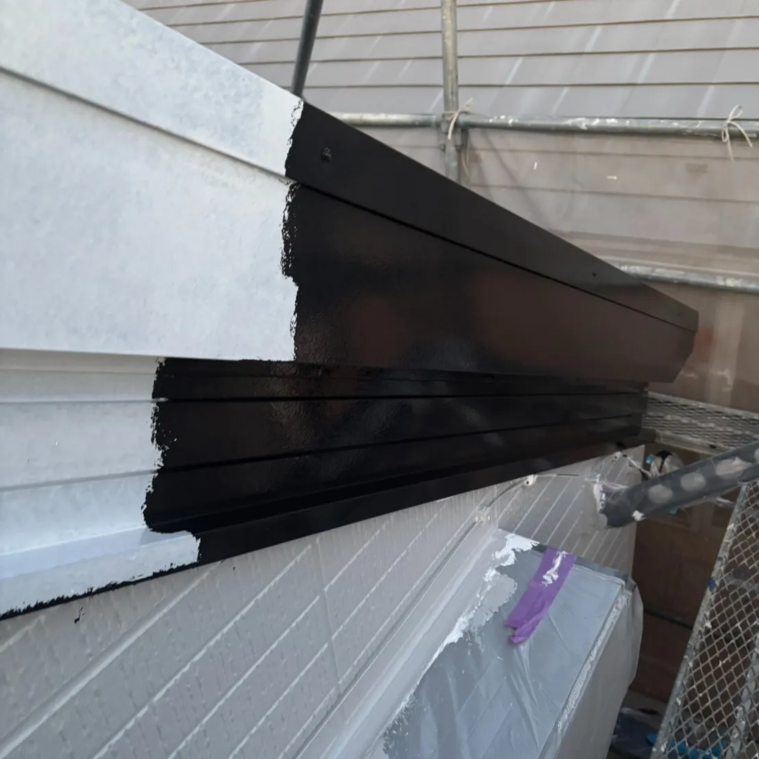 ー松戸市T様邸外壁中塗り他（屋根・外壁塗装工事）－