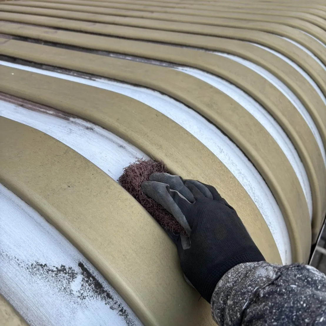 ー船橋市Y様下塗り他（駐輪場塗装工事）－