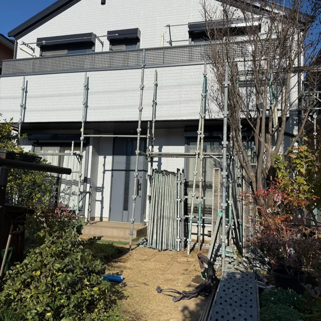 ー松戸市T様邸足場解体（屋根・外壁塗装工事）－