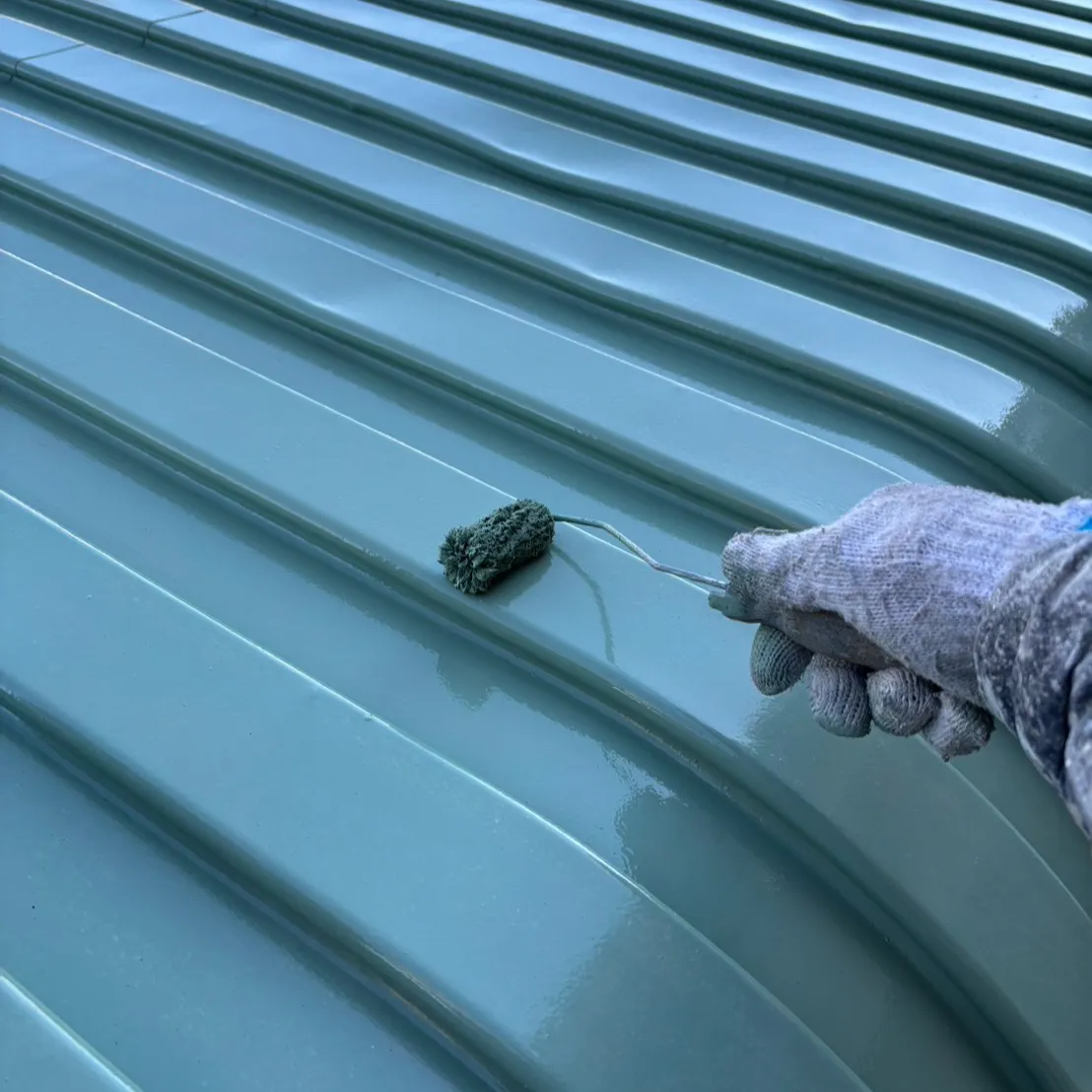 ー船橋市Y様屋根上塗り他（駐輪場塗装工事）－