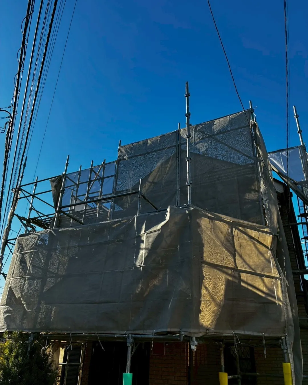 ー松戸市T様邸足場組立(屋根・外壁塗装工事)-