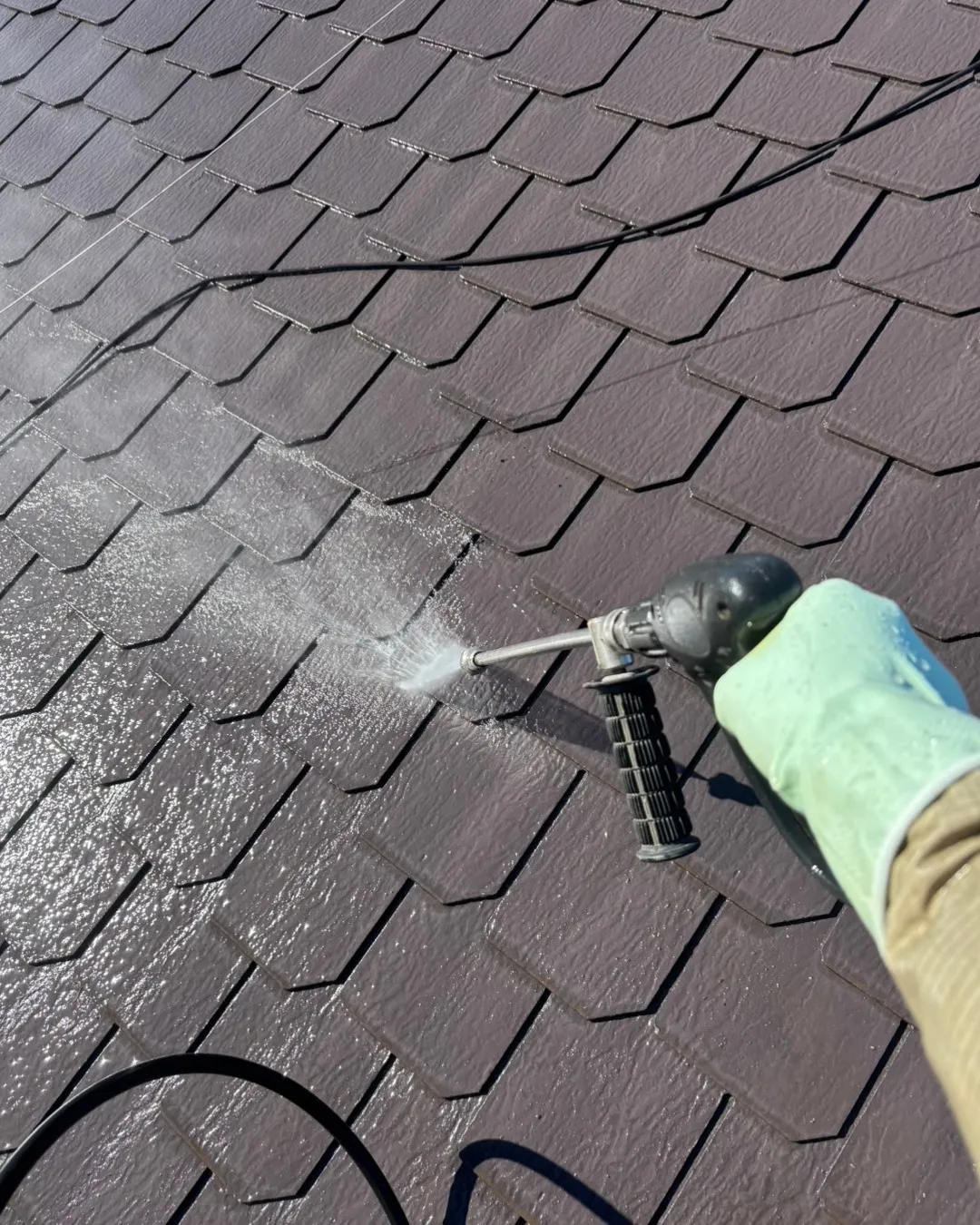 ー松戸市T様邸高圧洗浄(屋根・外壁塗装工事)-