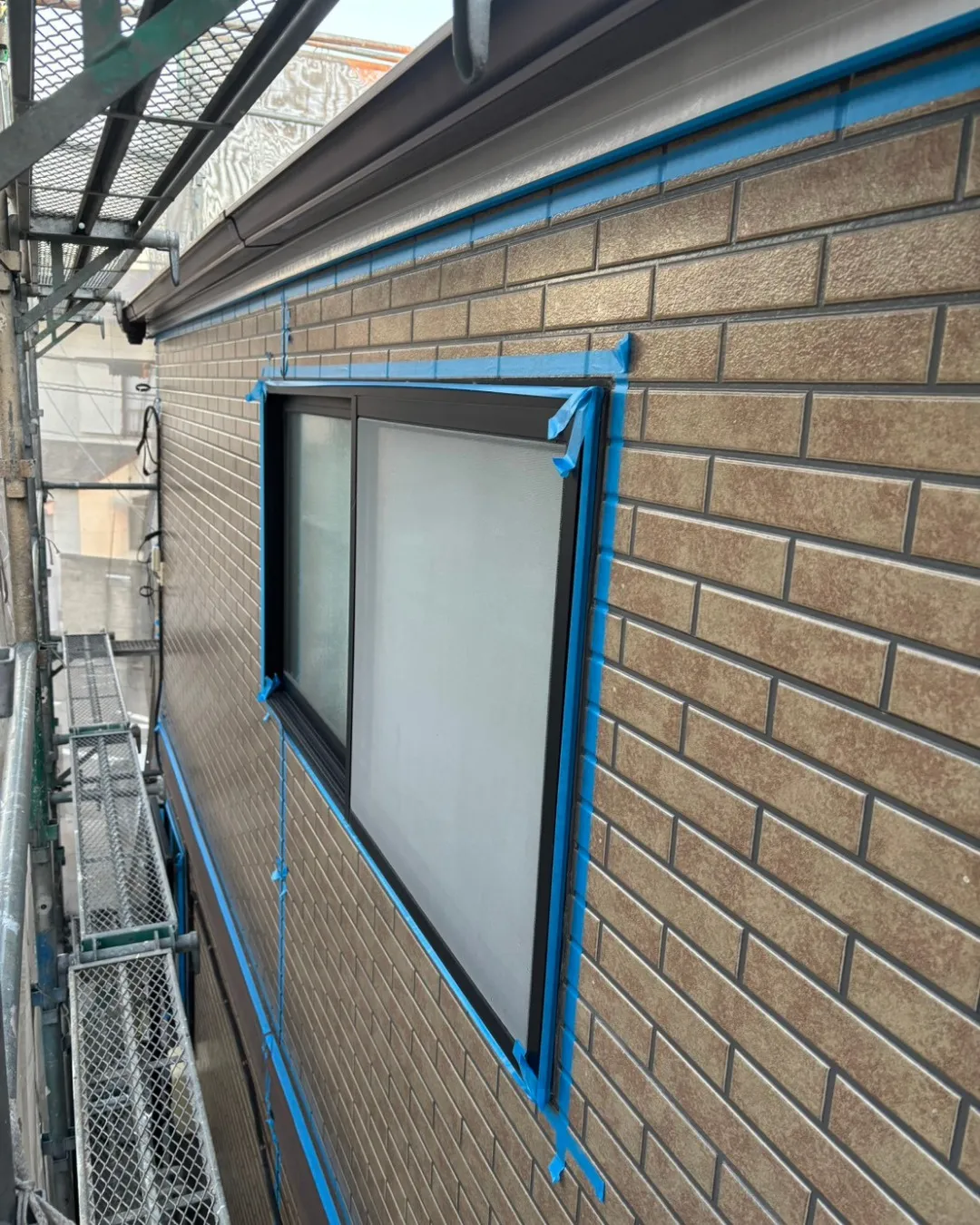 ー松戸市T様邸養生(屋根・外壁塗装工事)-