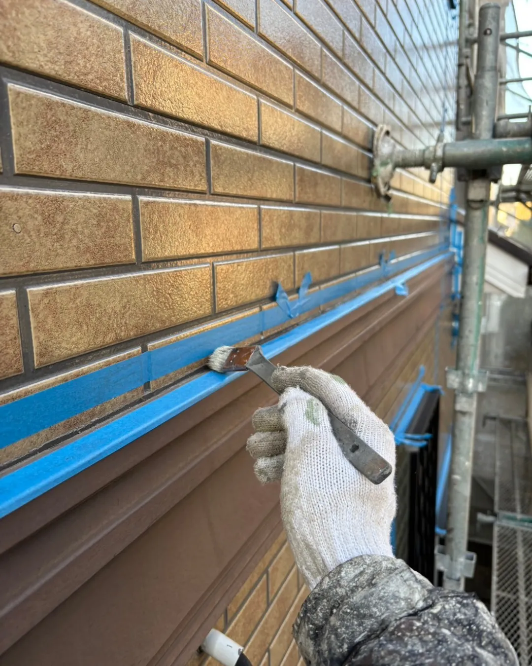 ー松戸市T様邸コーキング打ち込み(屋根・外壁塗装工事)-