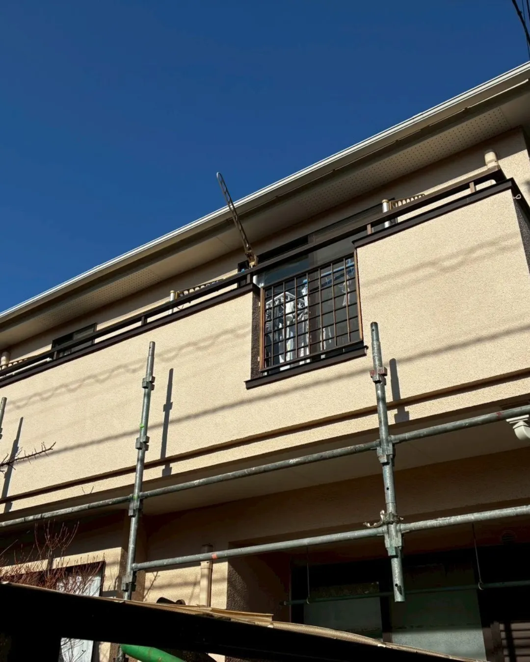 ー松戸市A様邸足場組立（屋根棟板金交換工事）－