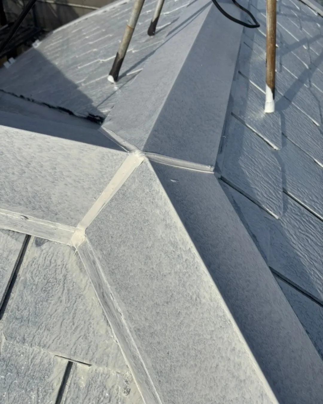 ー松戸市T様邸屋根中塗り他（屋根・外壁塗装工事）－