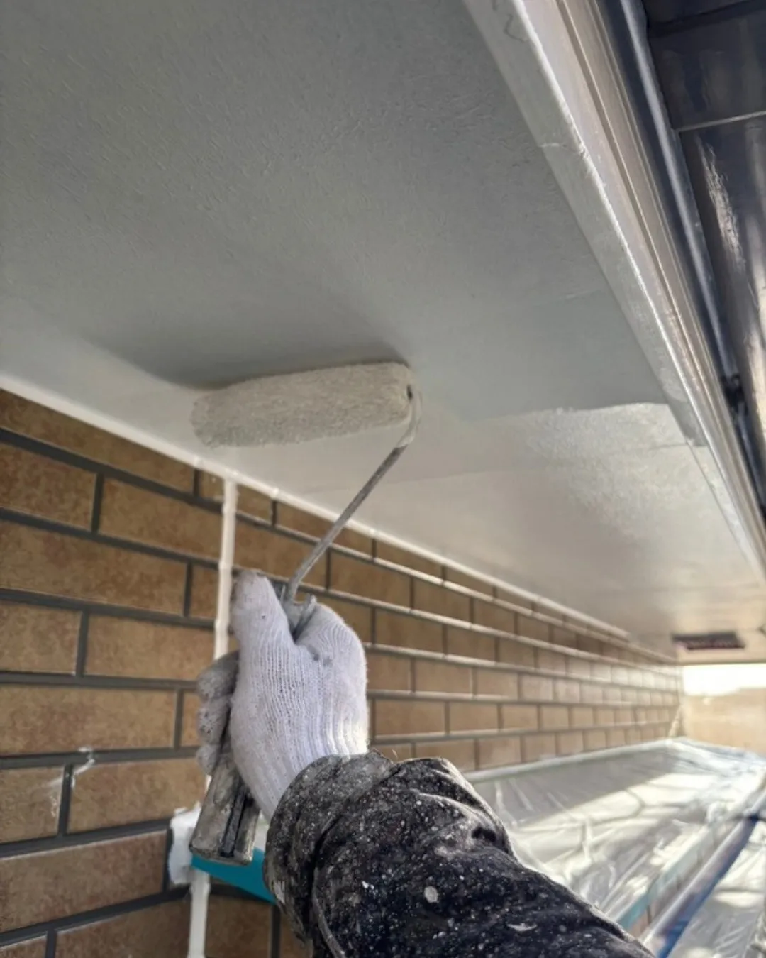 ー松戸市T様邸破風板下塗り他（屋根・外壁塗装工事）－