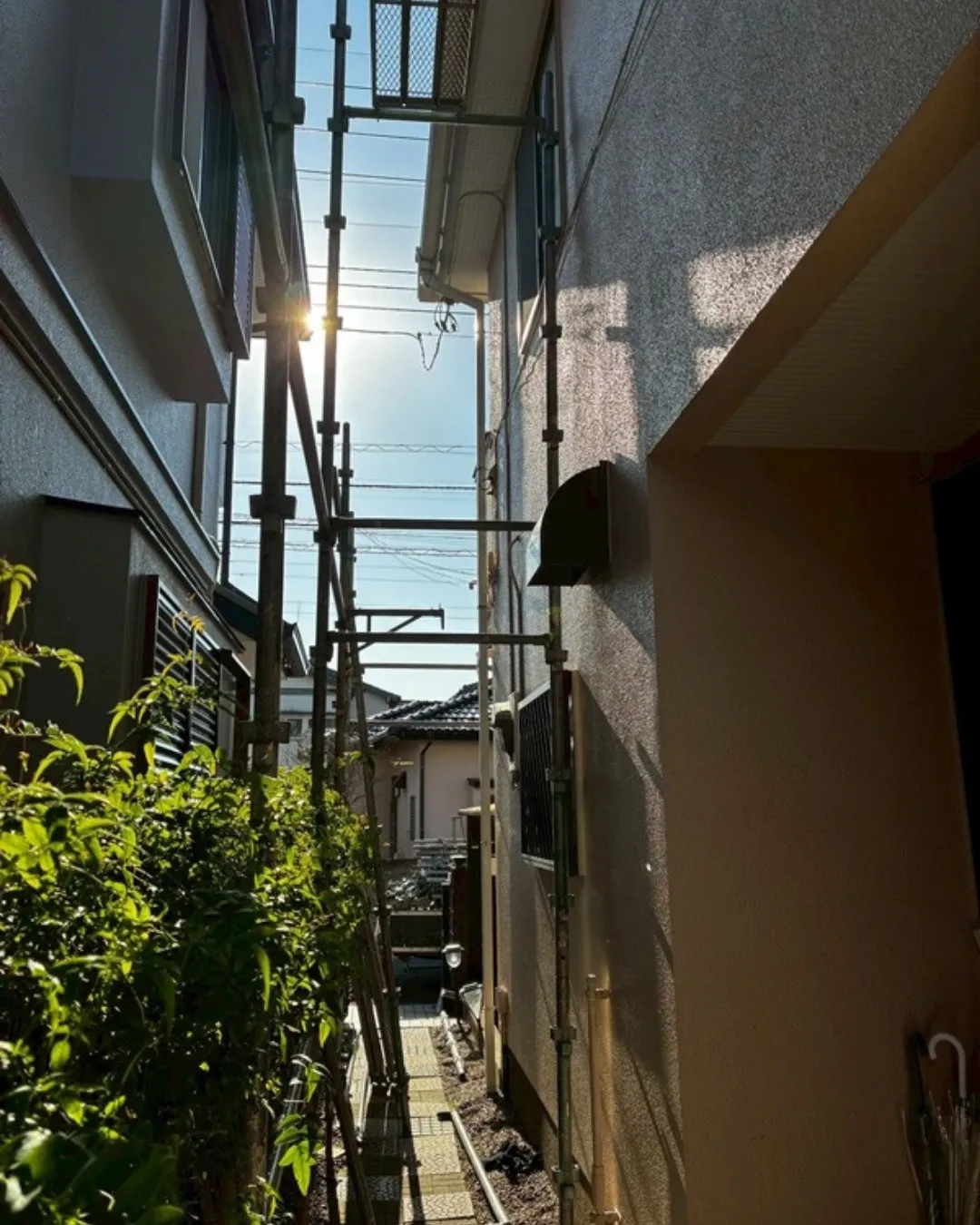 ー松戸市A様邸足場解体（屋根棟板金交換工事）－