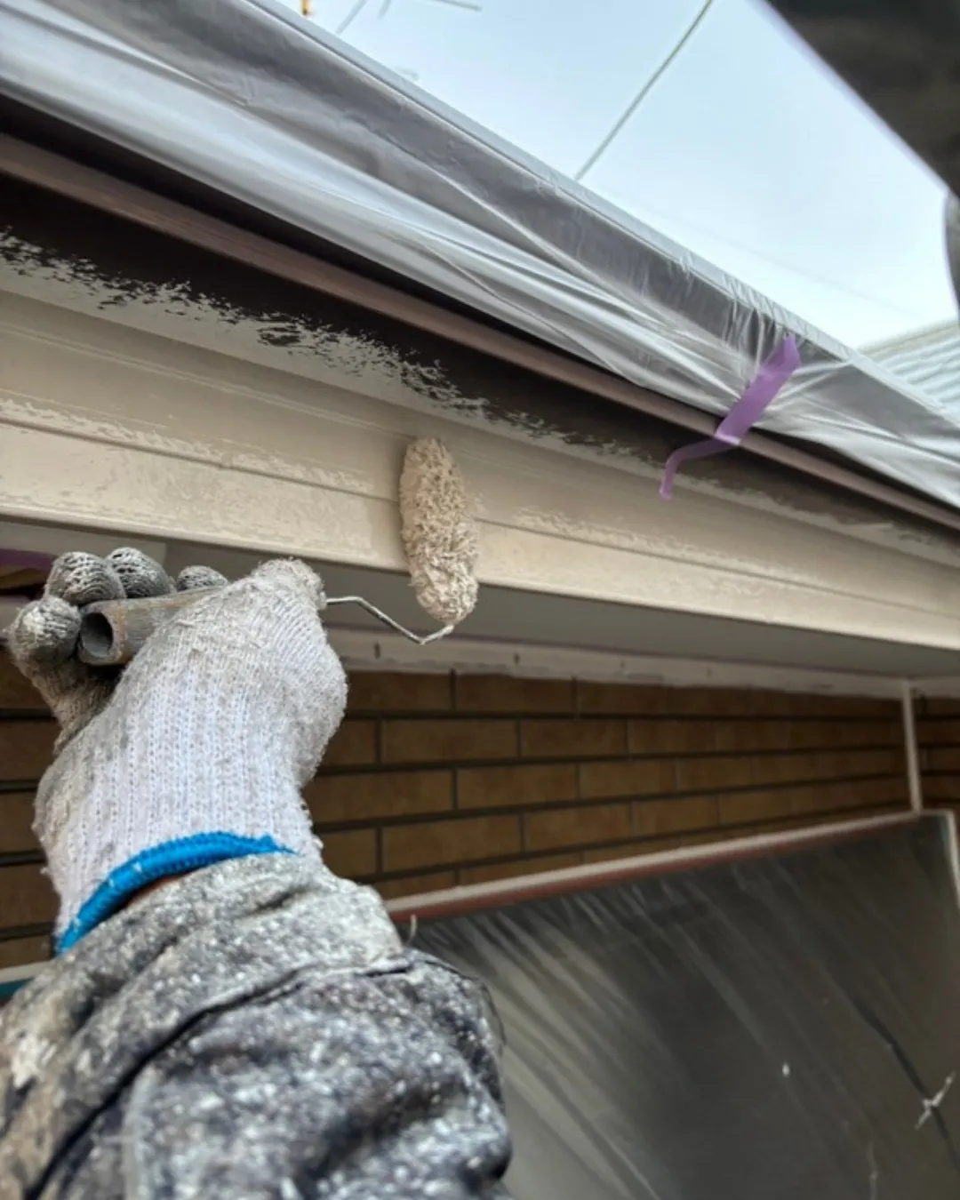 ー松戸市T様邸外壁下塗り他（屋根・外壁塗装工事）－