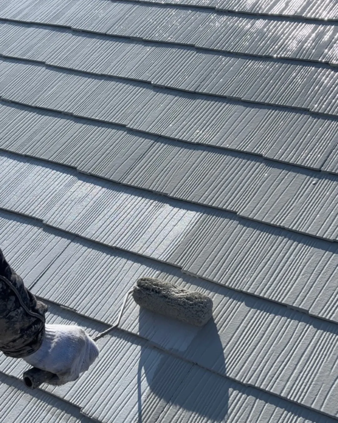 ー市川市N様邸屋根中塗り他（屋根・外壁塗装工事）－