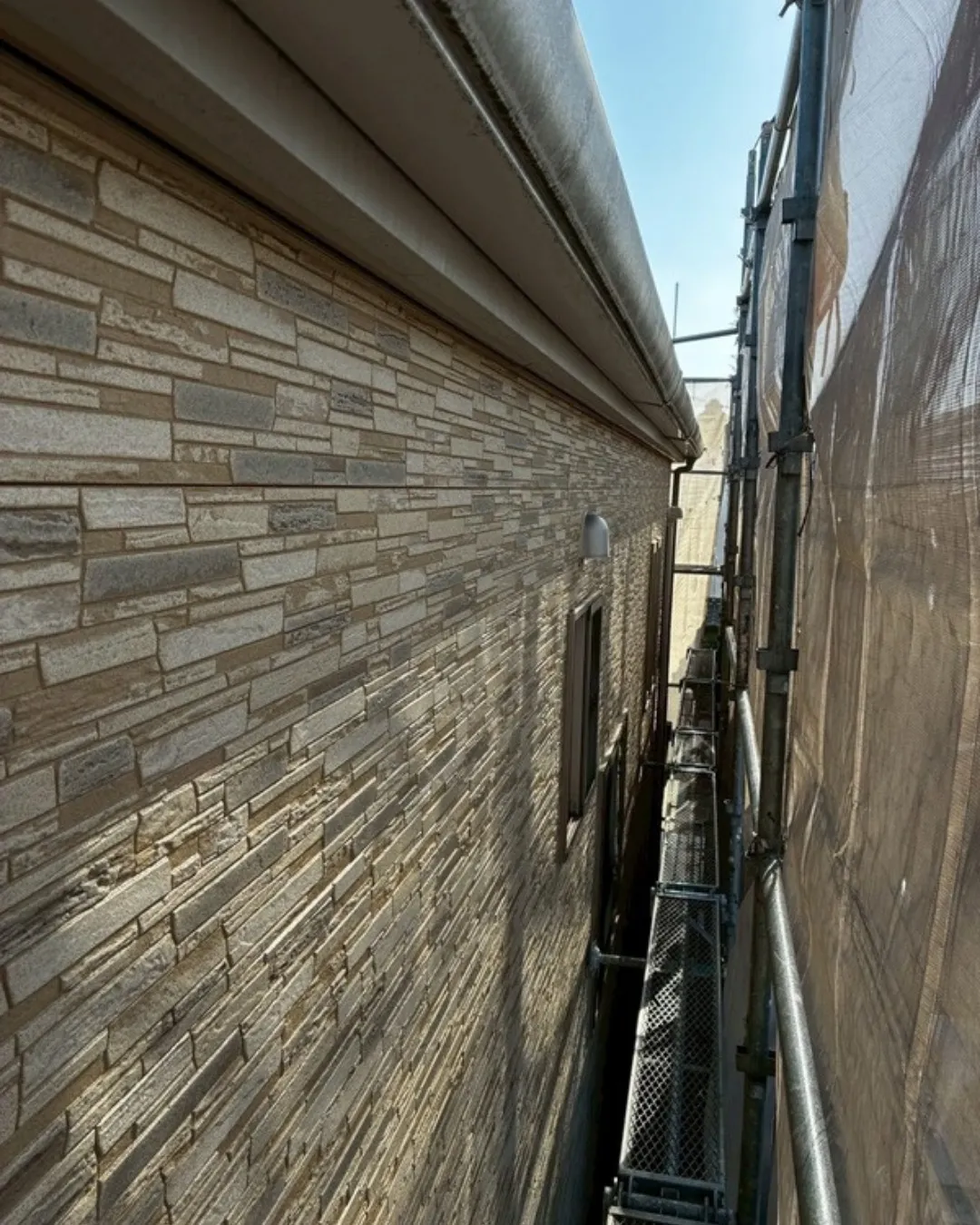 ー松戸市I様邸足場組立（外壁塗装工事）－