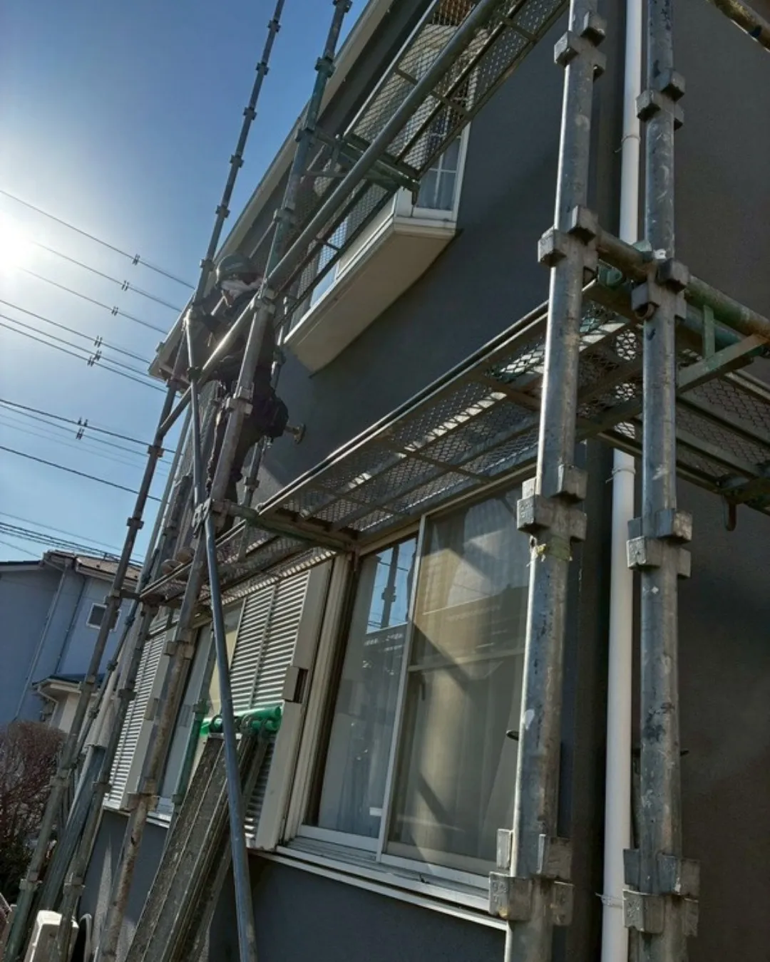 ー松戸市A様邸足場組立(屋根・外壁塗装工事)-