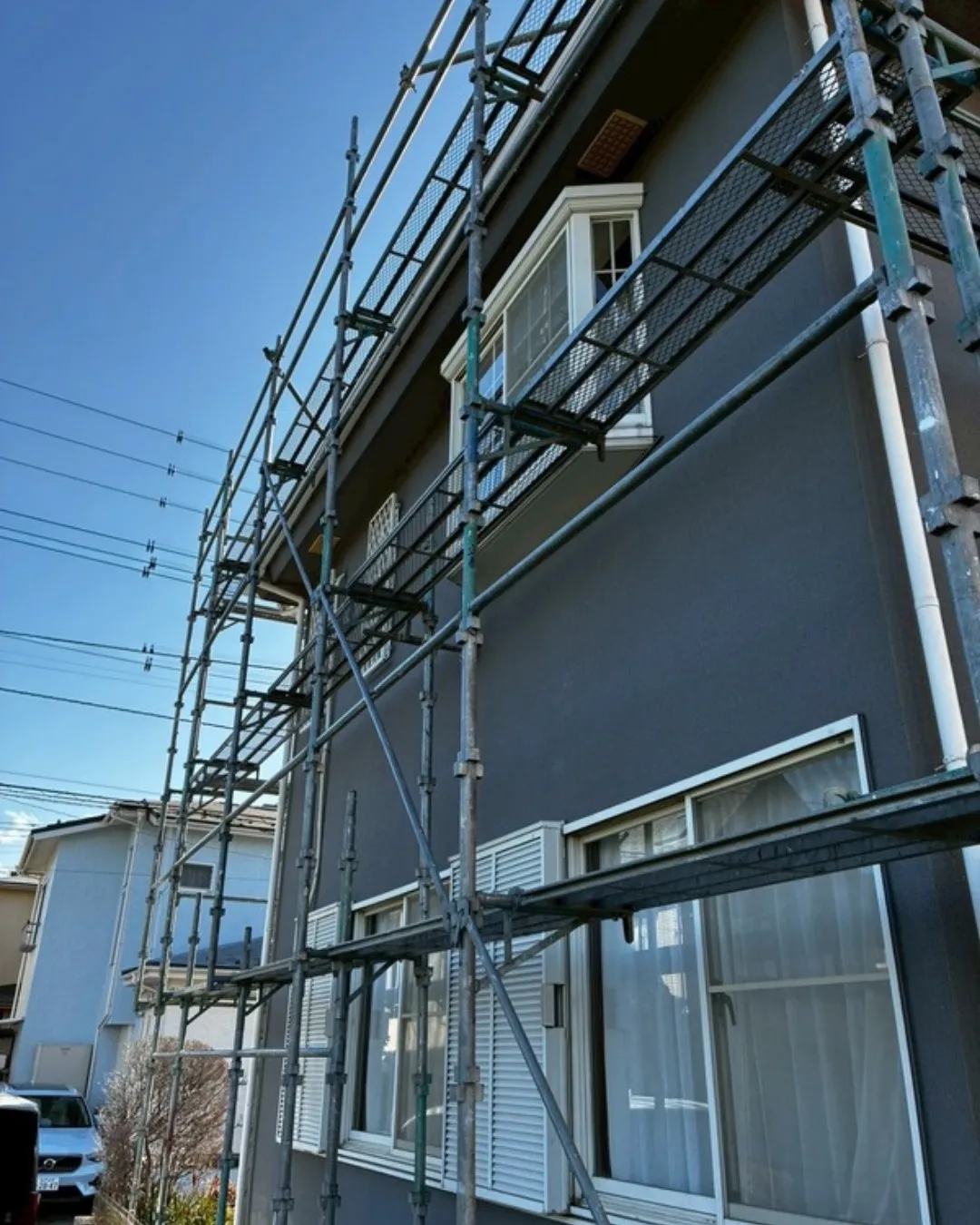 ー松戸市A様邸足場組立(屋根・外壁塗装工事)-