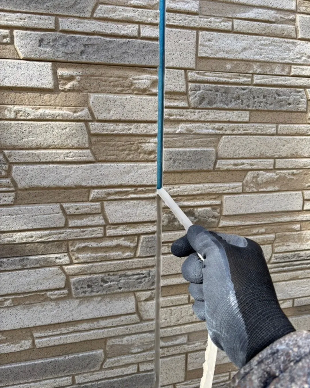 ー松戸市I様邸コーキング撤去（外壁塗装工事）－