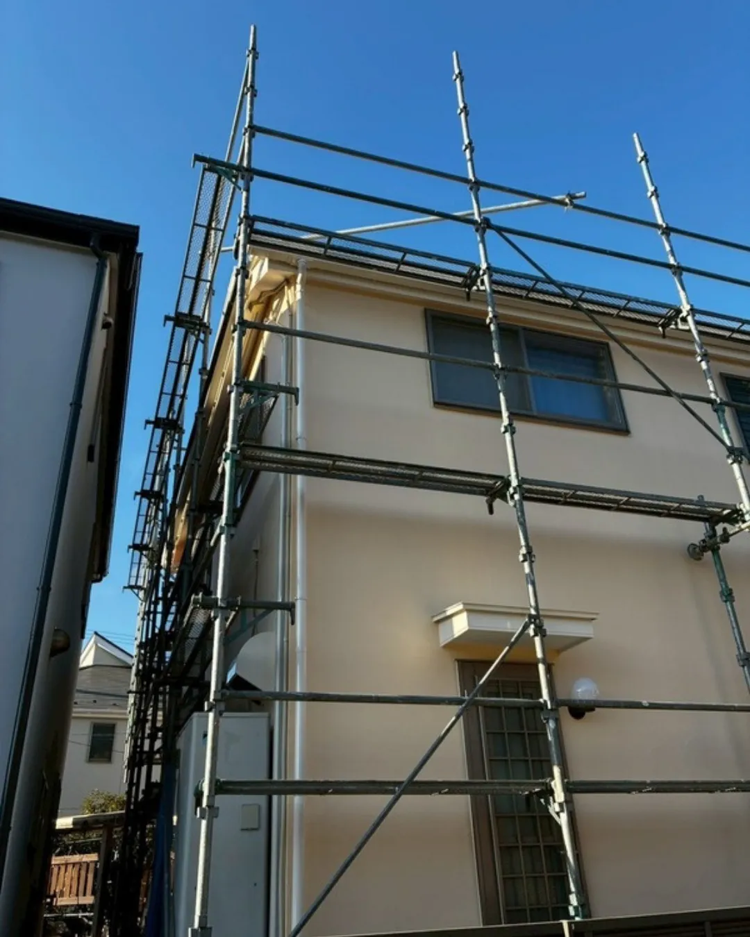 ー市川市N様邸足場解体（屋根・外壁塗装工事）－