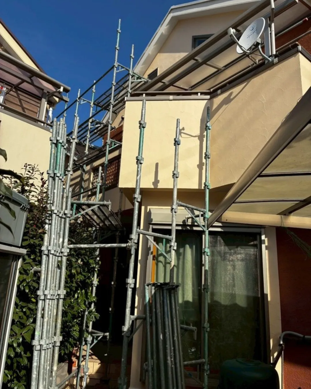 ー市川市N様邸足場解体（屋根・外壁塗装工事）－