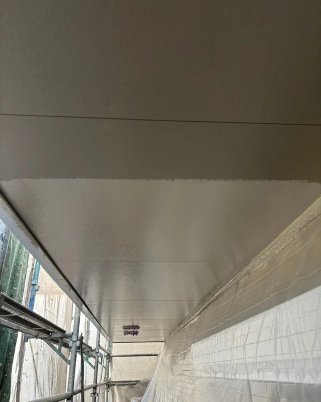 ー松戸市I様邸破風板下塗り他（外壁塗装工事）－