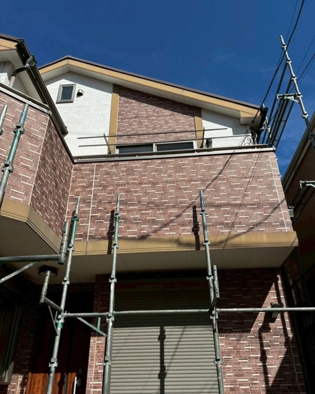 ー松戸市K様邸足場組立（屋根・外壁塗装工事）－