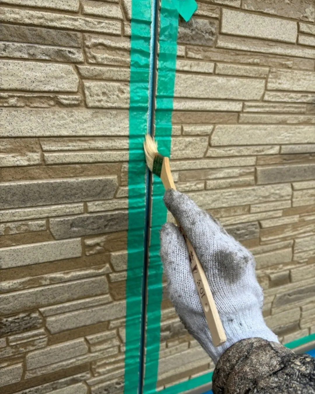 ー松戸市I様邸コーキング打ち込み(外壁塗装工事)-