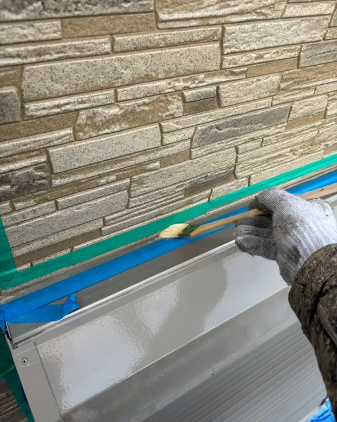 ー松戸市I様邸コーキング打ち込み(外壁塗装工事)-