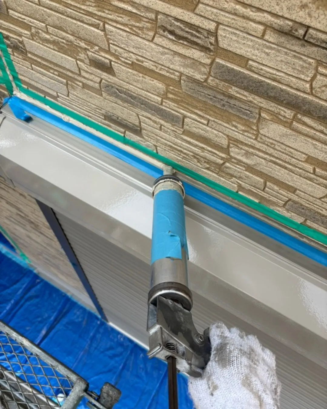 ー松戸市I様邸コーキング打ち込み(外壁塗装工事)-