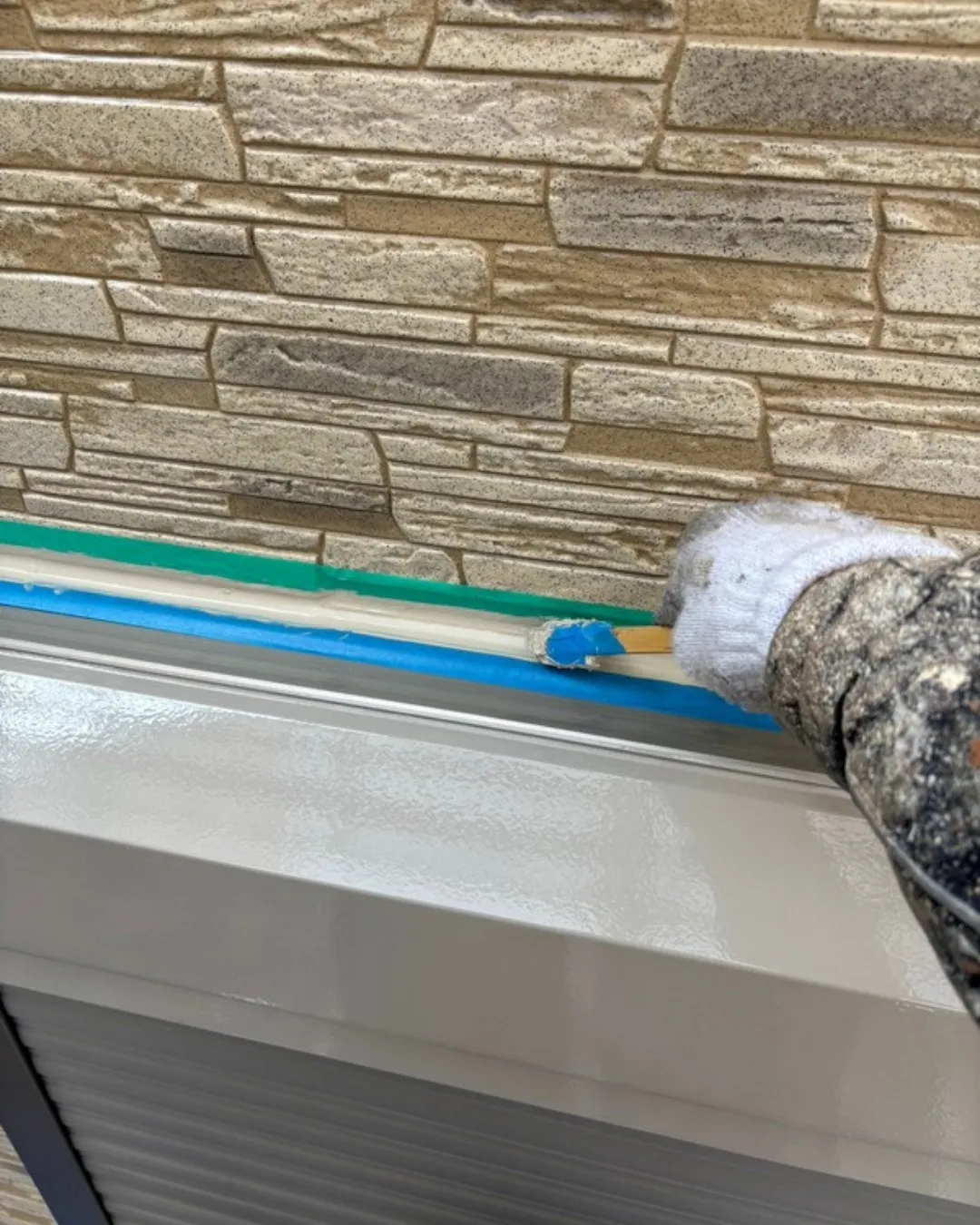 ー松戸市I様邸コーキング打ち込み(外壁塗装工事)-