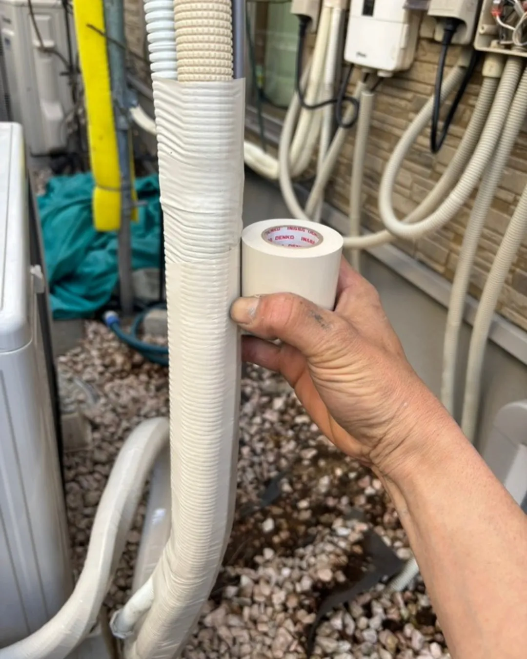 ー松戸市I様邸コーキング打ち込み(外壁塗装工事)-