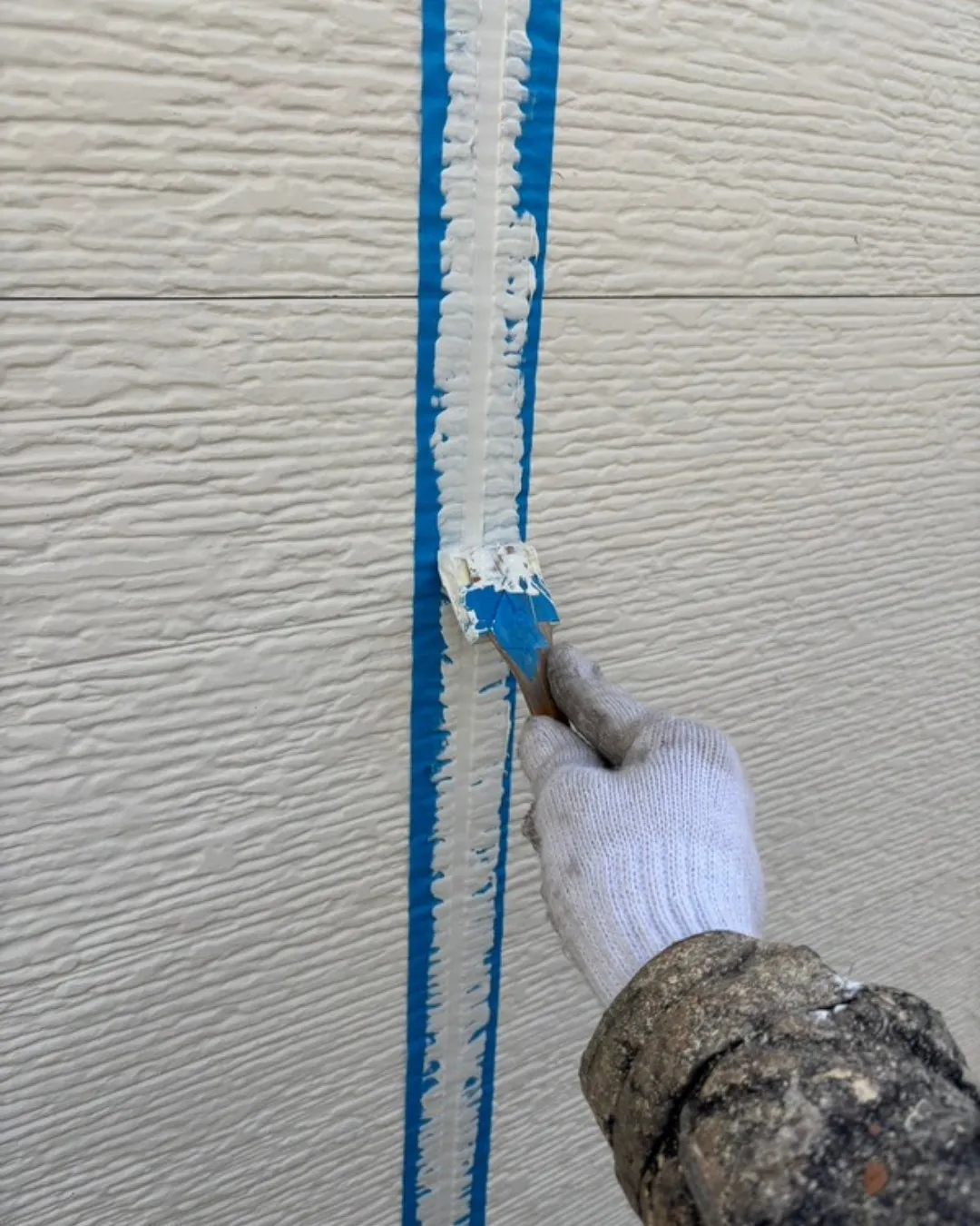 ー松戸市K様邸コーキング打ち込み(屋根・外壁塗装工事)-