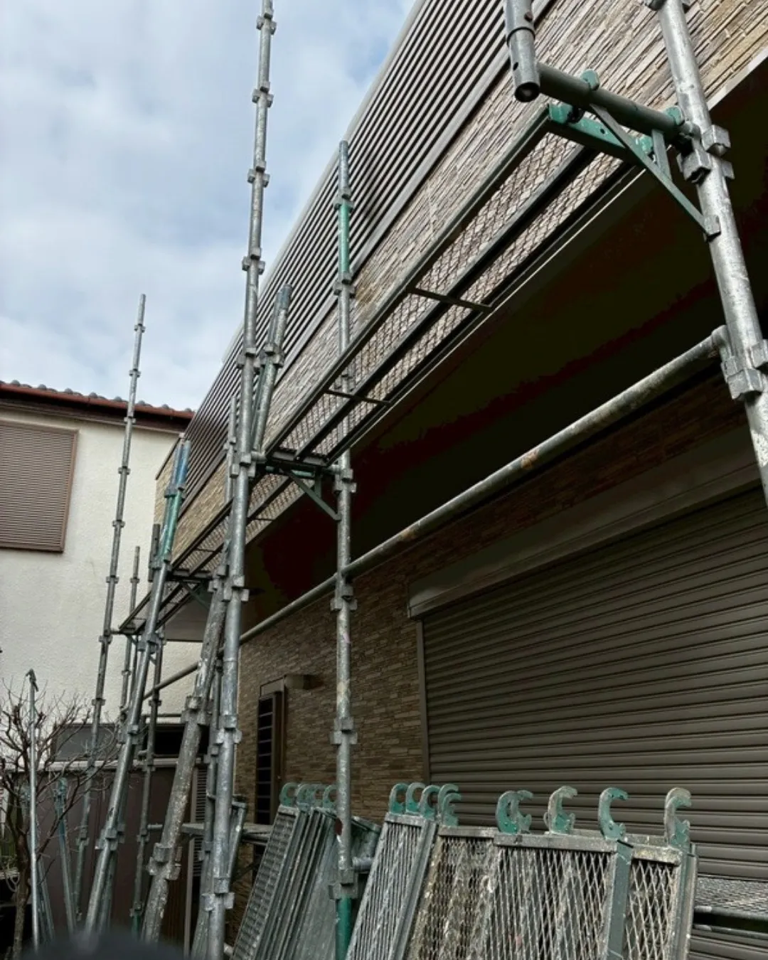 ー松戸市I様邸足場解体（外壁塗装工事）－