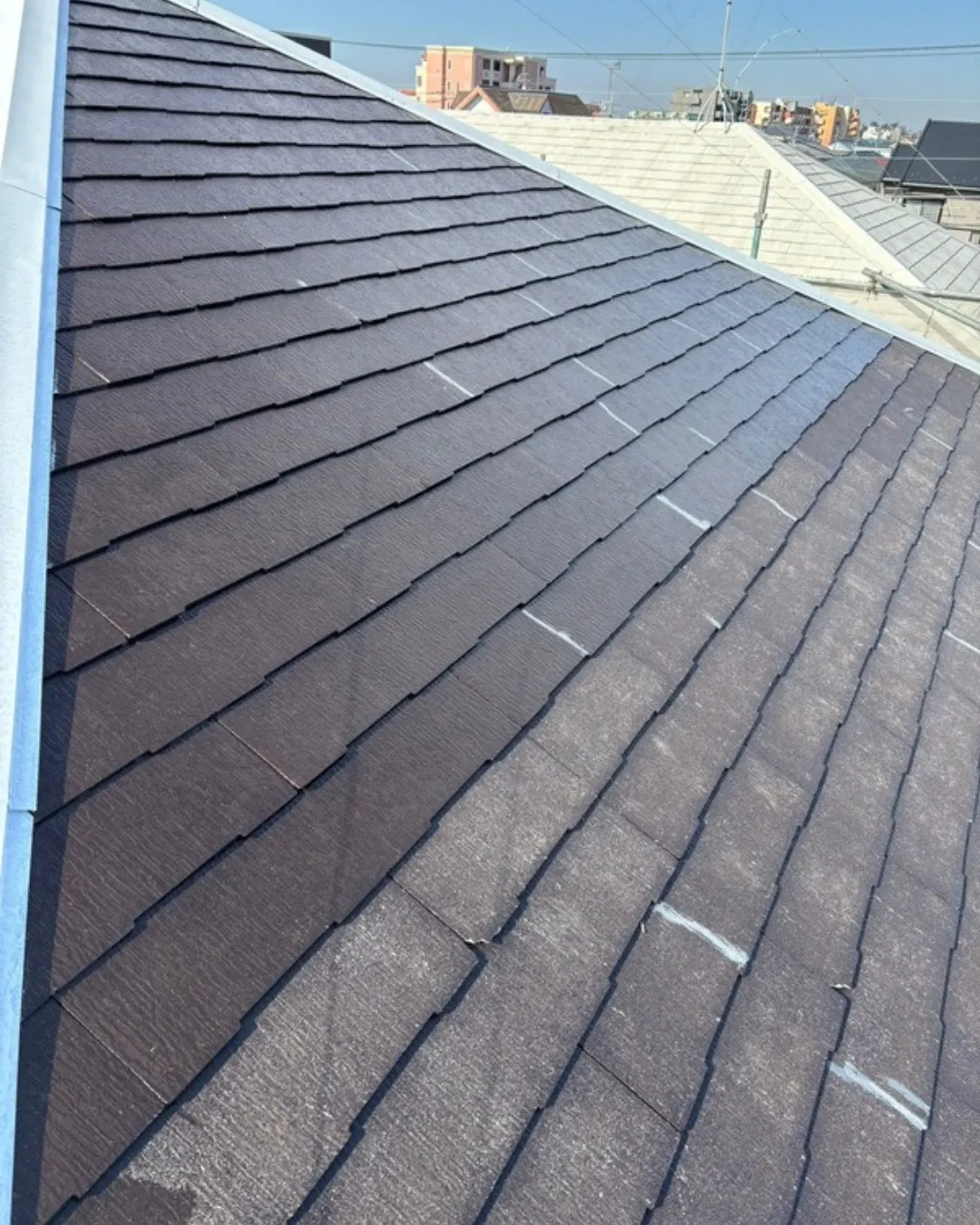 ー松戸市K様邸屋根下塗り２回目（屋根・外壁塗装工事）－