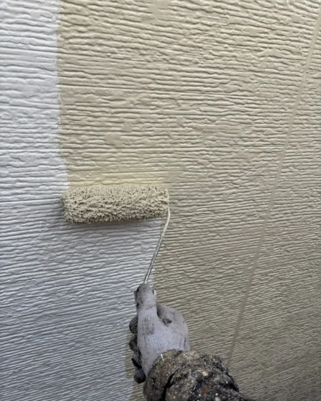 ー松戸市K様邸外壁中塗り(屋根・外壁塗装工事)-