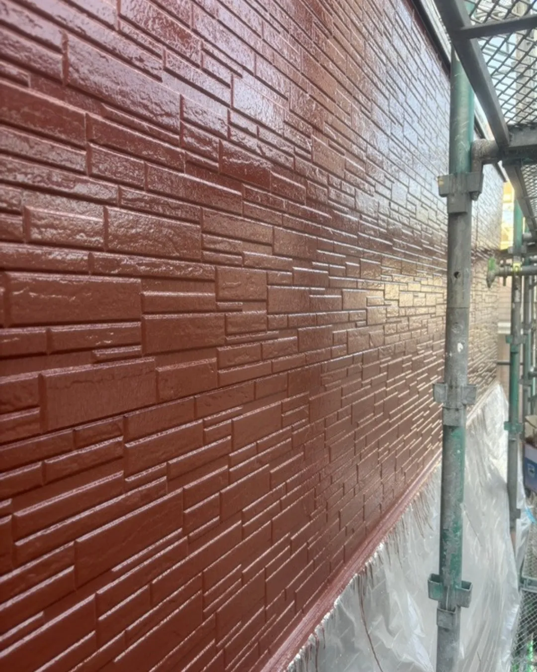 ー松戸市K様邸外壁中塗り(屋根・外壁塗装工事)-