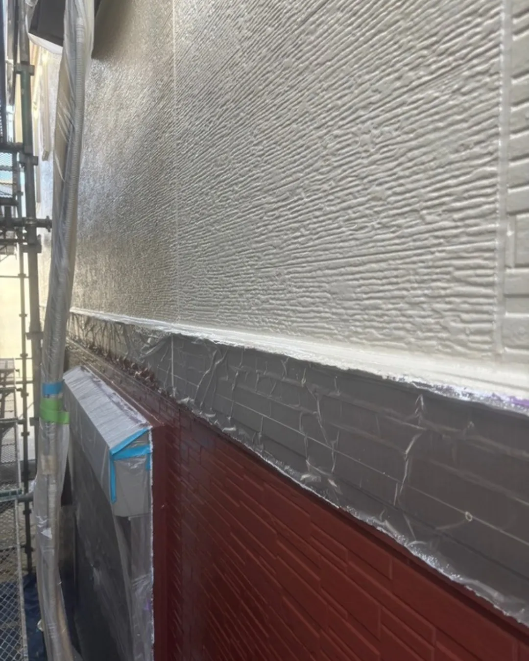 ー松戸市K様邸外壁中塗り(屋根・外壁塗装工事)-